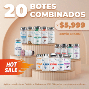 20 BOTES DE 90 CÁPSULAS X$5,999